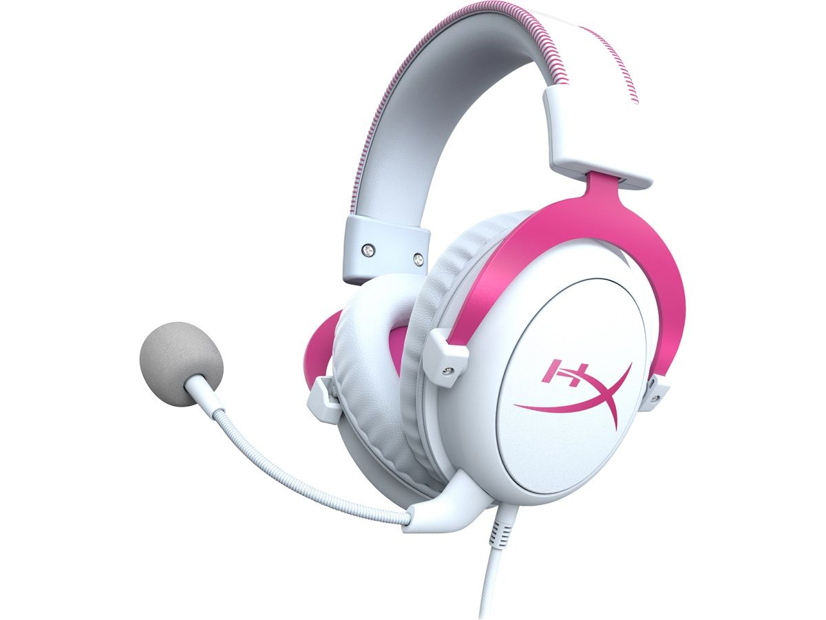 HyperX lanza auriculares Cloud II en rosa y blanco
