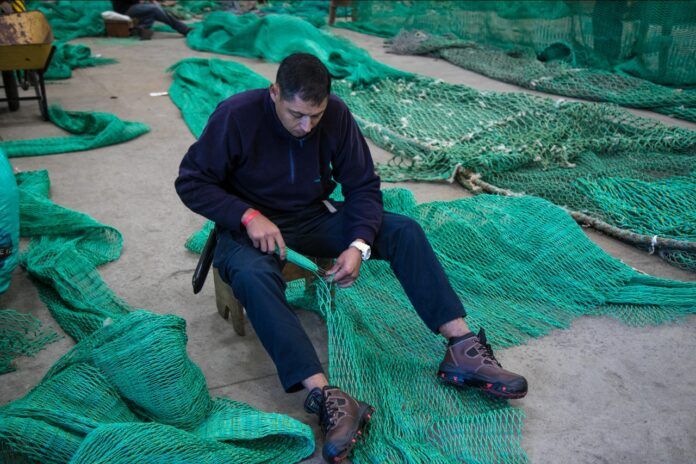 reciclaje de redes pesca