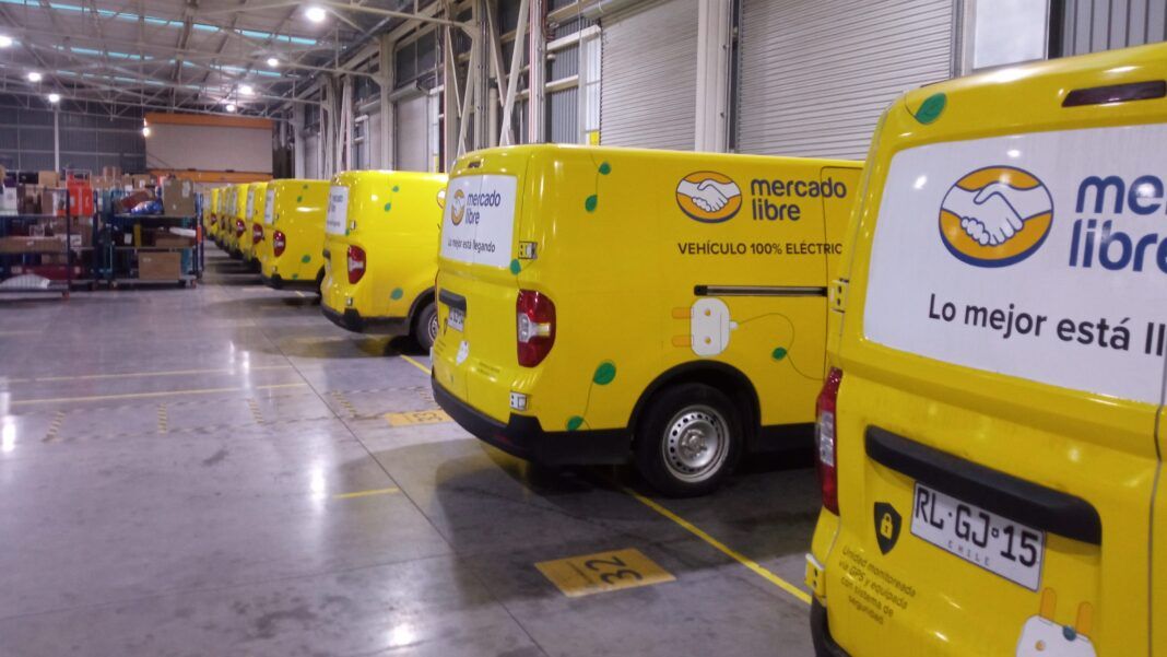 100 nuevas vans eléctricas se incorporan al servicio de Mercado Libre vans eléctricas
