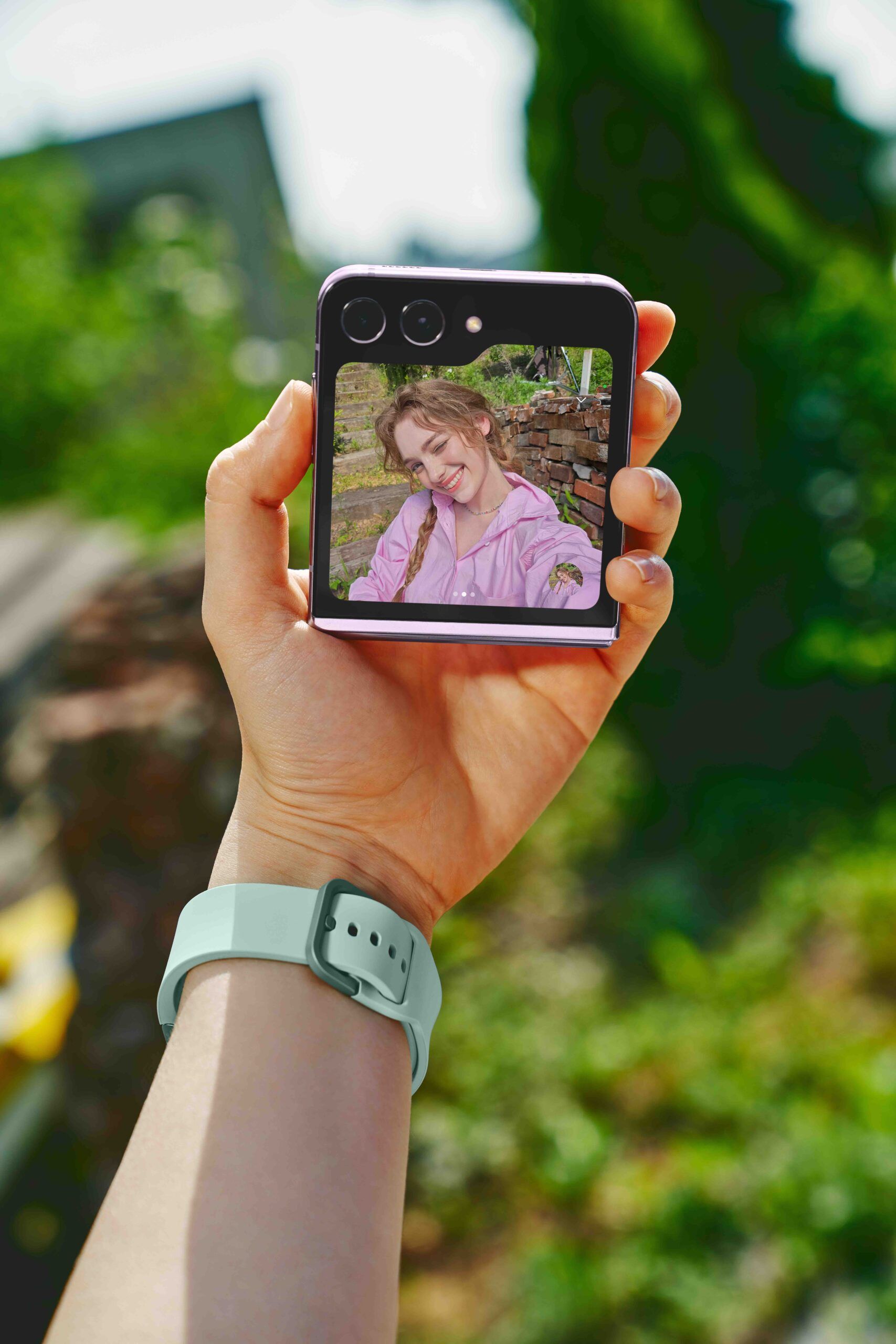 Selfies Galaxy Z Flip5