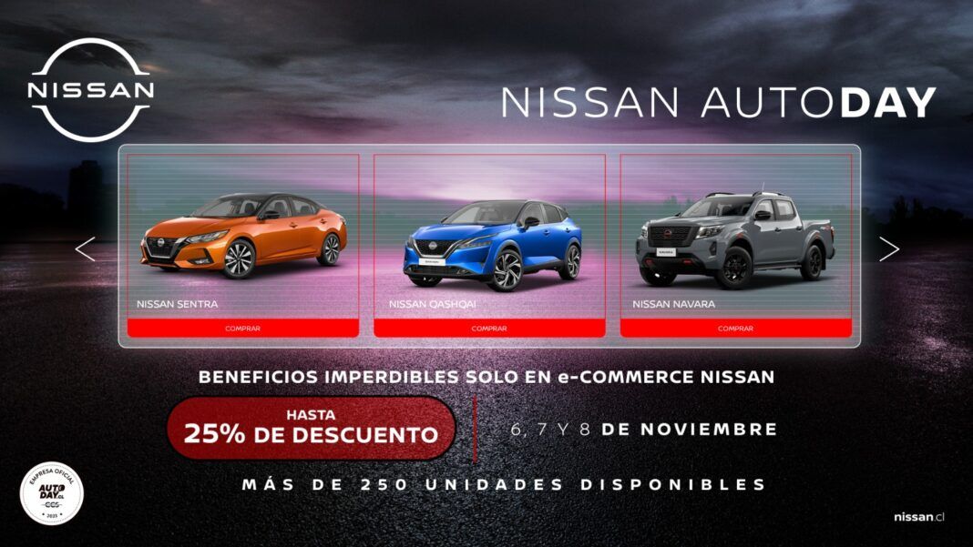 Nissan Chile se une al Autoday, el primer cyber automotriz del país Autoday