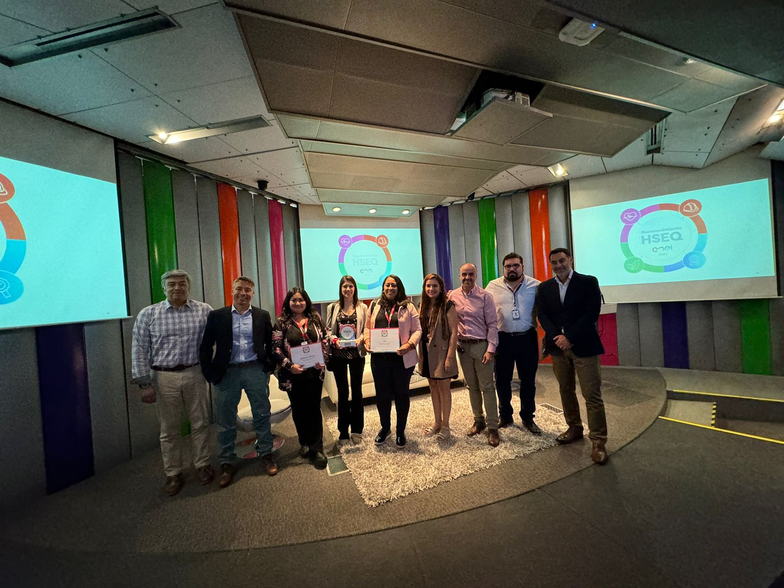 TIVIT recibe reconocimiento HSEQ 2023 de ENEL 1 TIVIT y Enel