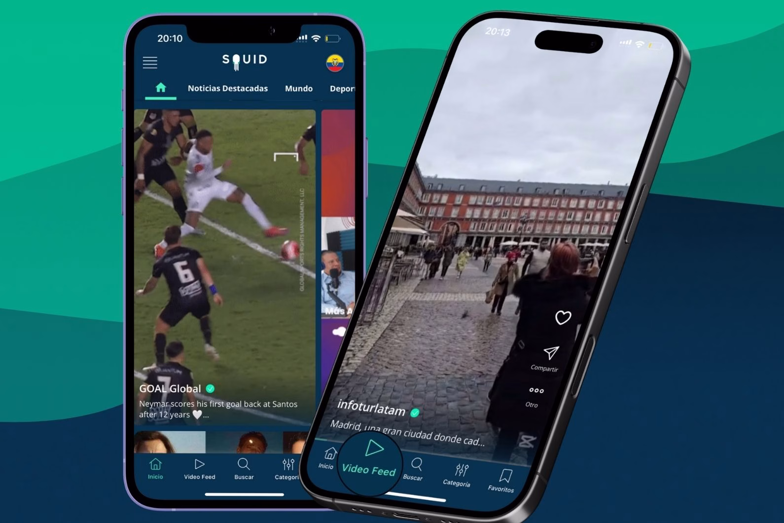 SQUID presenta su servicio de videos verticales de noticias SQUID VIDEO SQUID VIDEO