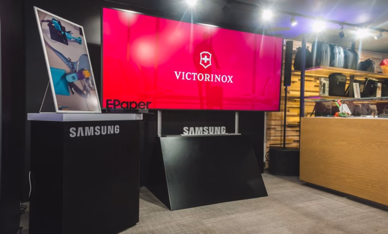 E-Paper: Así es la nueva pantalla para retail de Samsung 1 E-Paper pantalla retail para Samsung