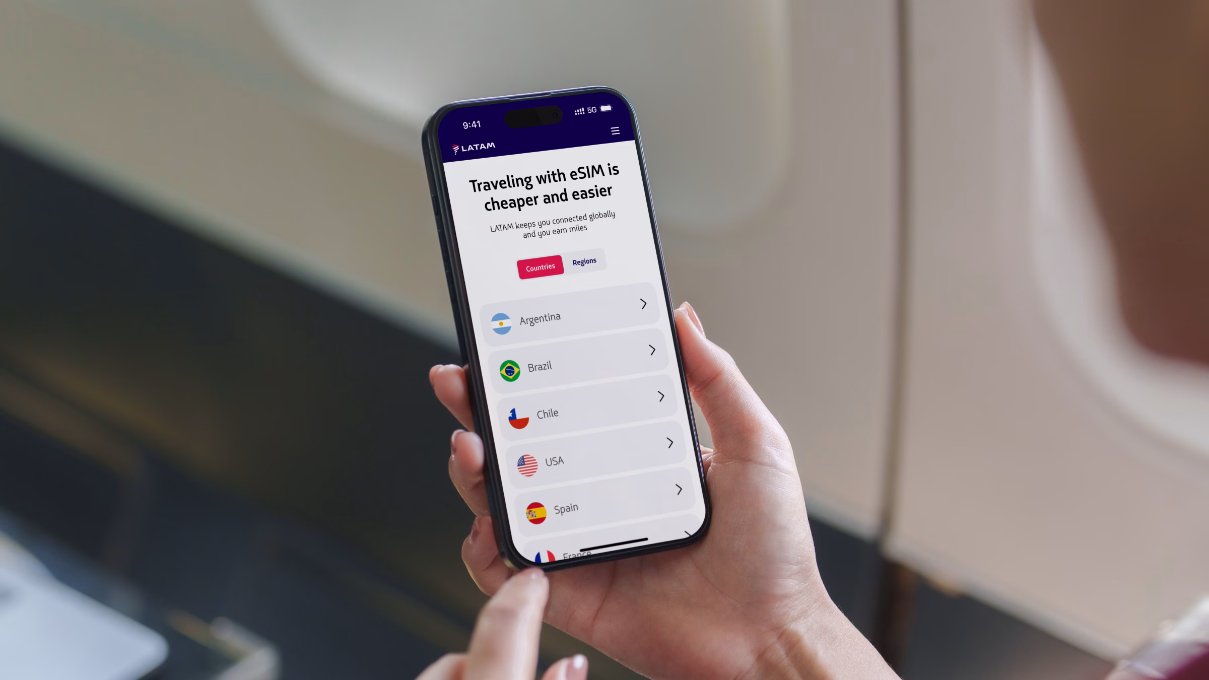 LATAM ahora ofrece servicio de eSIM para viajes eSIM para viajes