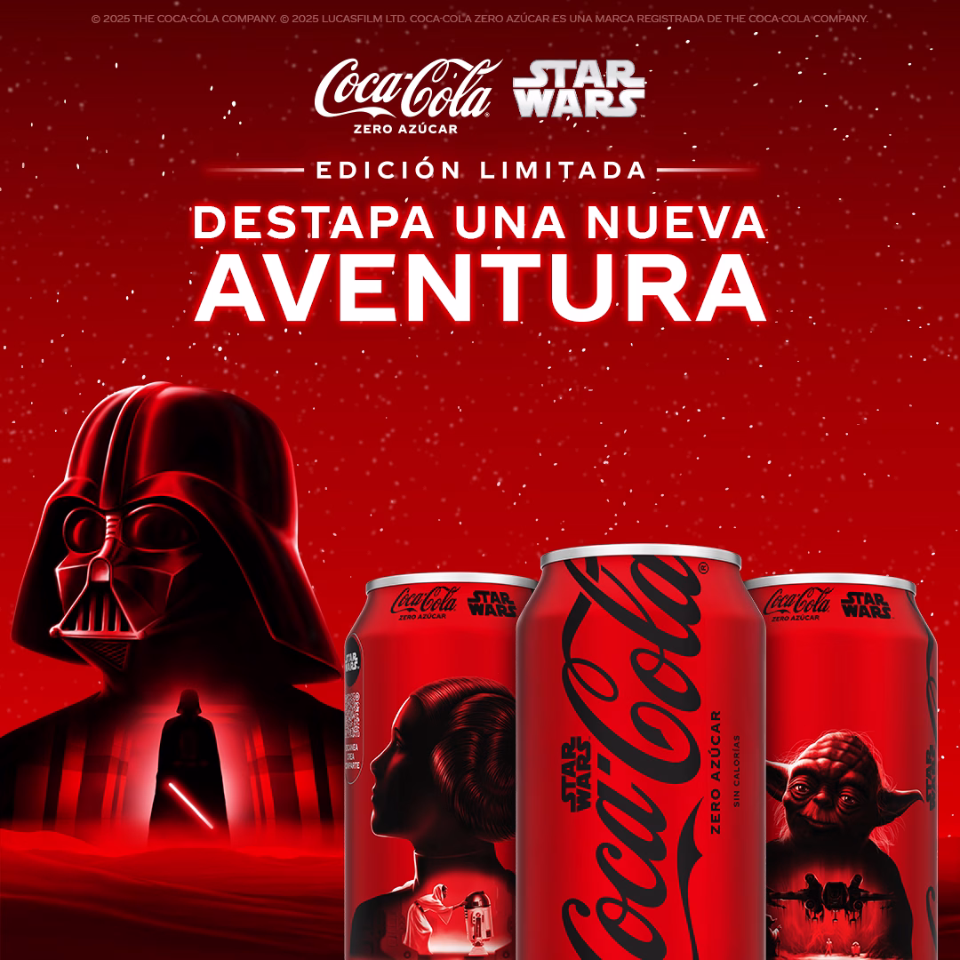 nuevas latas y botellas de Coca-Cola Zero Azúcar