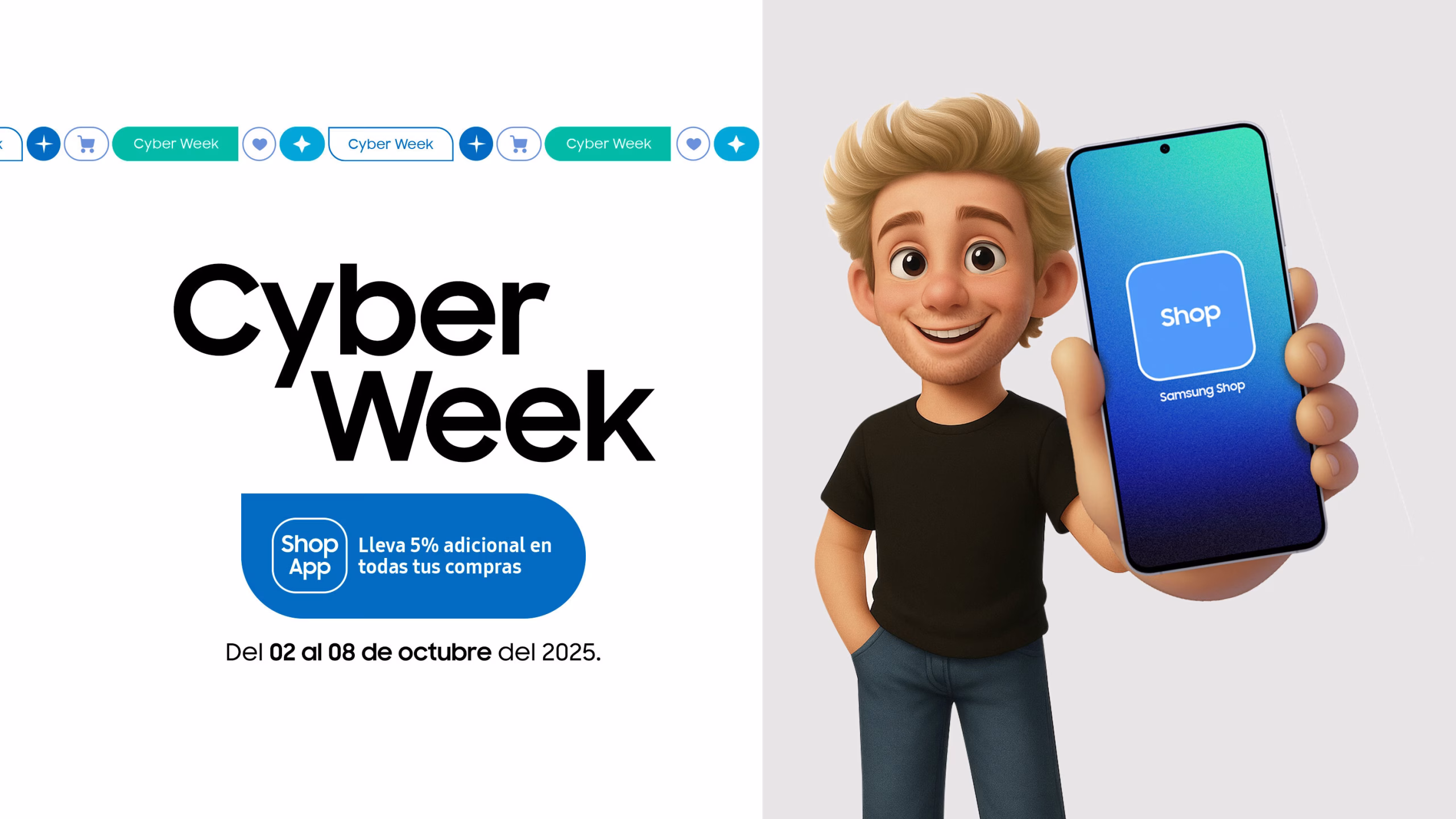 Cyber Week con Shop App