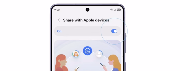 AirDrop para Quick Share