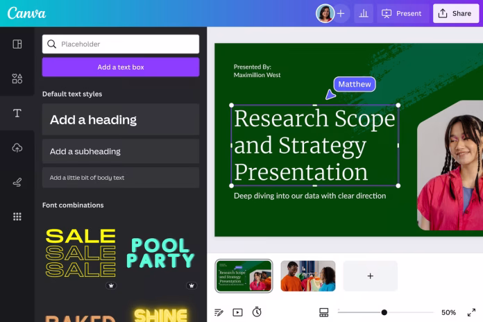 contenido gráfico Canva
