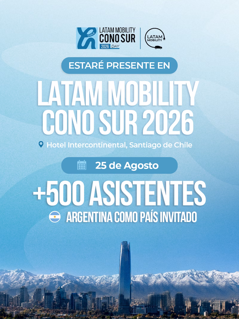 Latam Mobility ConoSur 2026: Santiago reunirá a los líderes de la movilidad sostenible en América Latina 1 Latam Mobility ConoSur 2026 en Santiago
