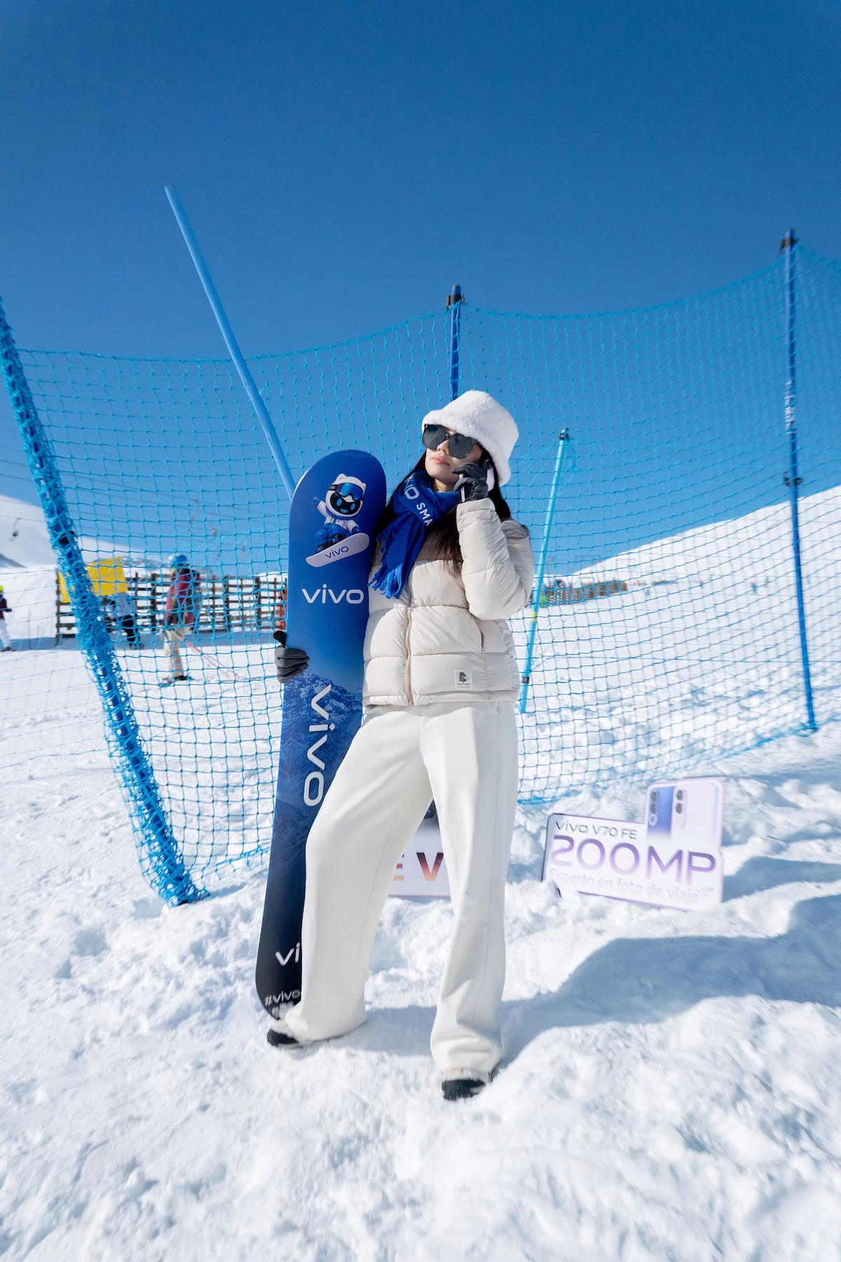 Chile continúa consolidándose como uno de los destinos ideales para disfrutar de la nieve en Latinoamérica 1 Fotografiando la nieve con el vivo V70 FE
