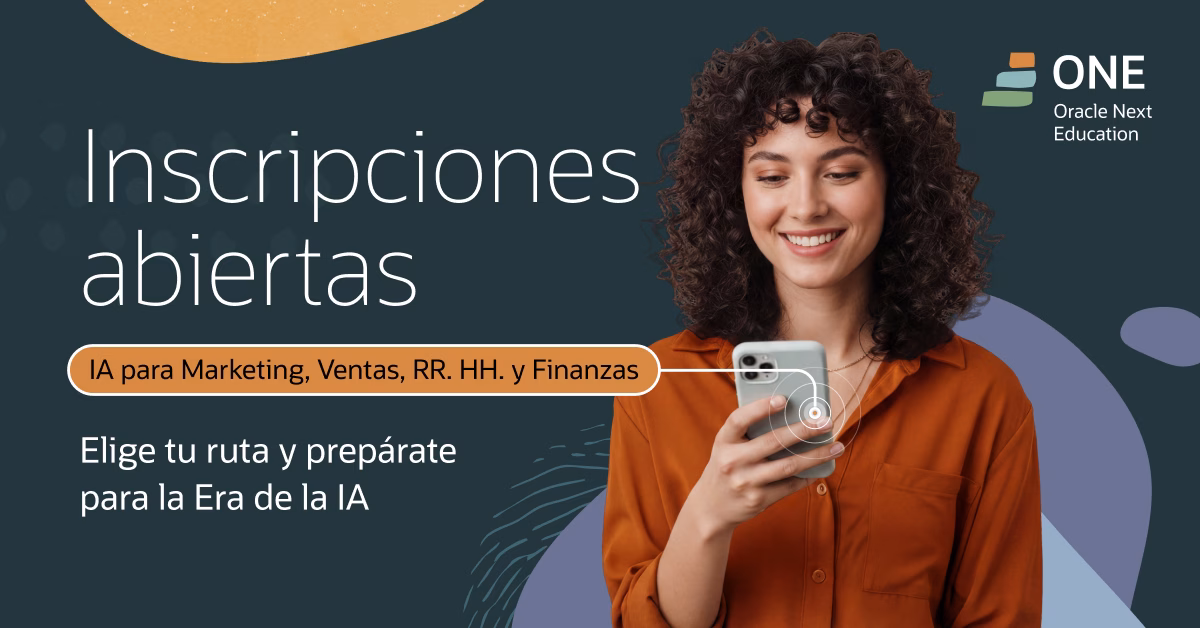 Oracle lleva formación gratuita en Inteligencia Artificial con Oracle Next Education 1 Oracle Next Education AI for Tech